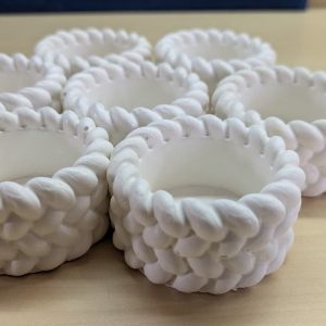 Braided Rope Concrete Planter